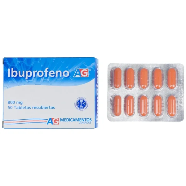 Ibuprofeno 800Mg Tableta Recubierta Blíster X 10 Amer