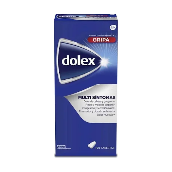 Dolex Gripa · Sobre 4 Tabletas