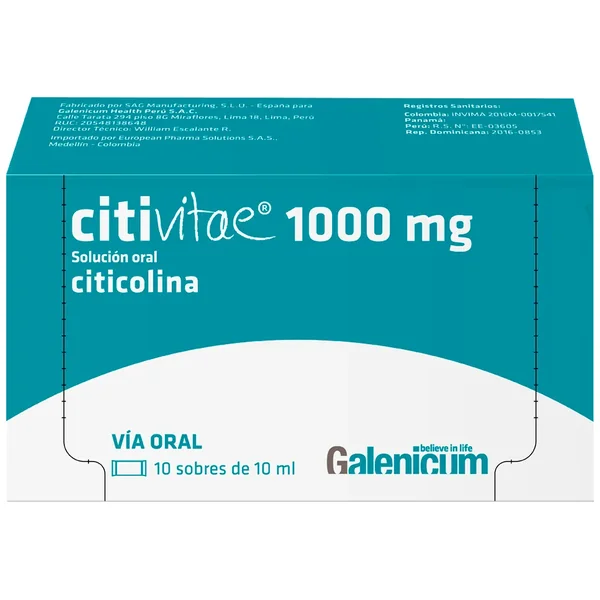 Citivitae 1000 MG (Citicolina)