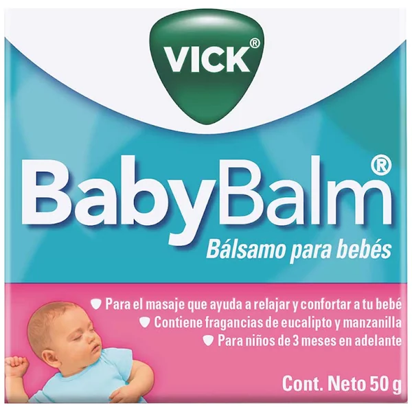 Vick Babybalm Balsamo Relajante Para Bebes A Partir DE LOS 3 Meses