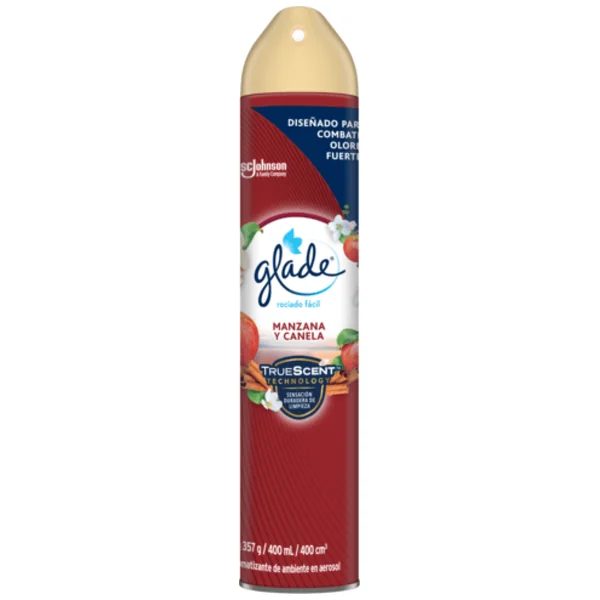 AMBIENT.GLADE SPR.MANZANA CANELA 400 ML