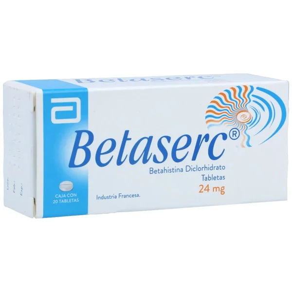 BETASERC 24 MG 20 TBS (A)(3%+)(PAE)