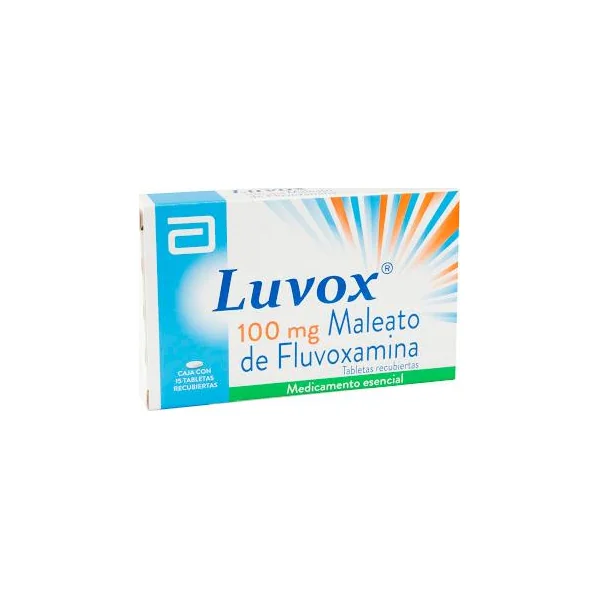 Luvox Maleato De Fluvoxamina 100 Mg Abbott Caja X 15 Tabletas