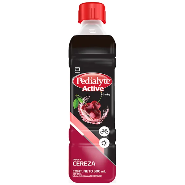 Suero Rehidratante Pedialyte Active 30 Cereza 500 mL