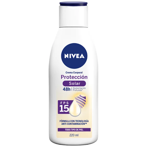 CRE.CORPORAL NIVEA PRO.SOLAR FPS15 220ML