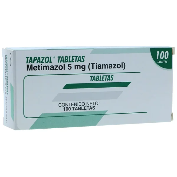 Tapazol Metimazol 5Mg Blister X 20 Tabletas