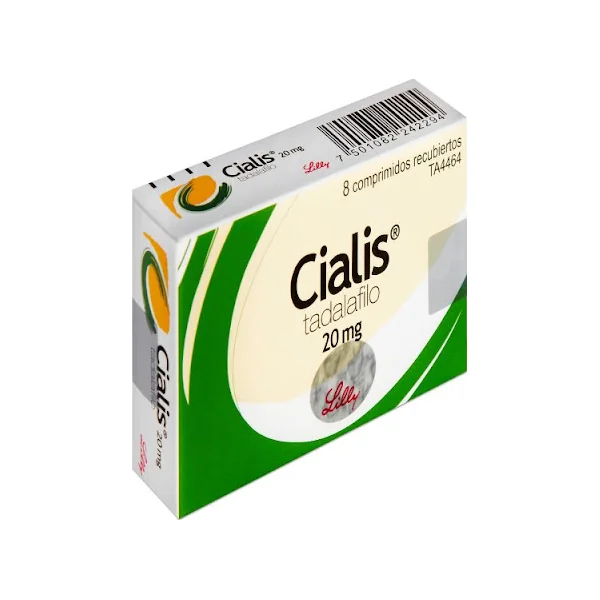Cialis Tadalafilo 20 Mg Lilly Caja X 8 Comprimidos