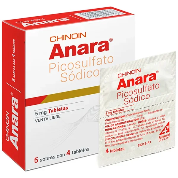 Anara 5 MG Caja X 20 Tabs