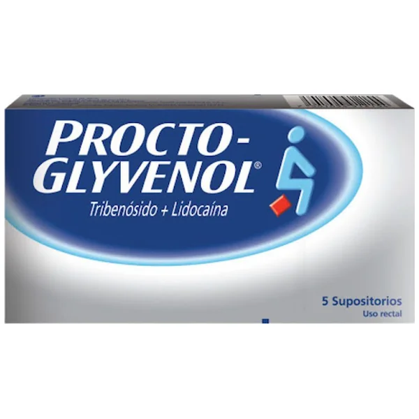 Procto Glyvenol Caja X 5 Supositorios