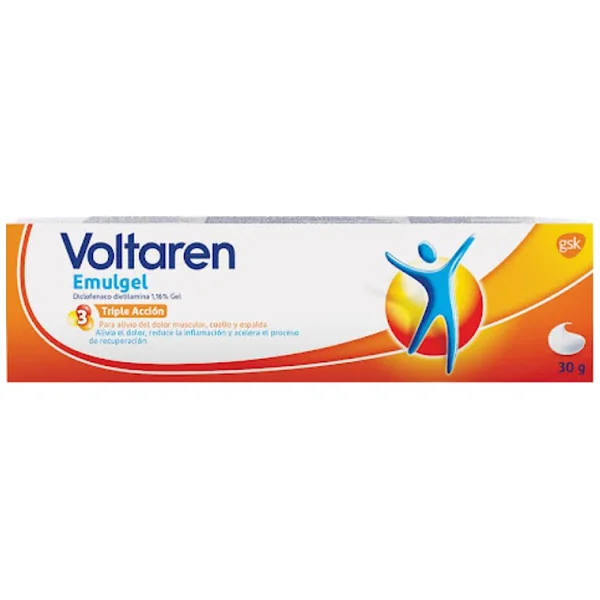 Voltaren Emulgel Triple Acción 1,16% Tubo X 30 Gr
