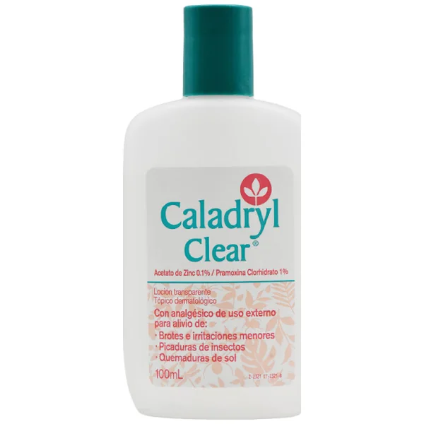 Caladryl Clear Acetato De Zinc 0.1% Humax Gel Dermatológico Frasco X 100 Ml