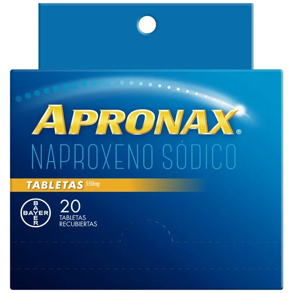 Apronax Tabletas Recubiertas 550Mg Blister X 4