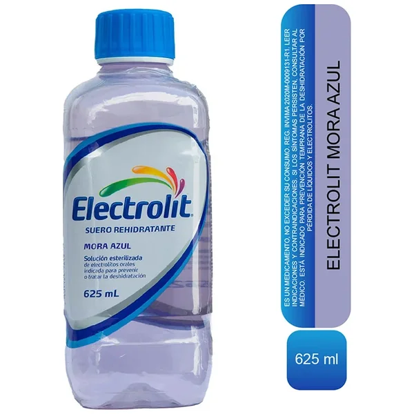 Electrolit Mora Azul FCO X 625 ML