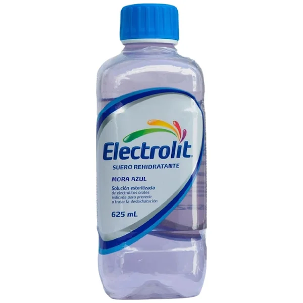 Electrolit Suero Hidratante Mora Azul Frasco X 625 Ml