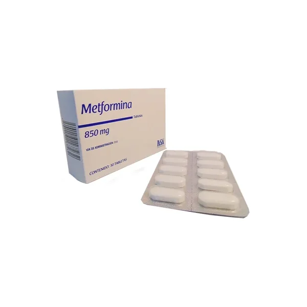 Metformina 850 MG Pisa Caja X 30 Tabs