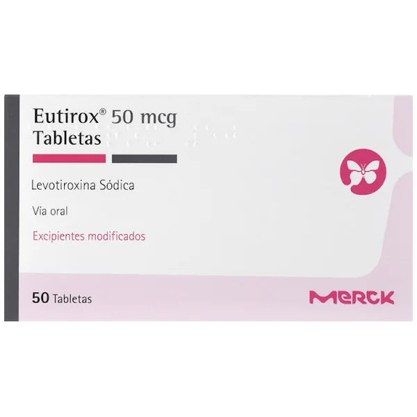 Eutirox 50Mcg Caja X 50 Tabletas