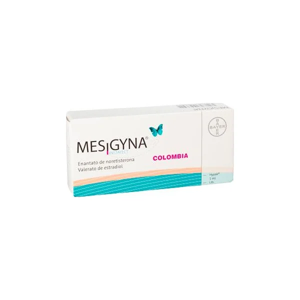 Mesigyna Instayect Solución Inyectable Jeringa Prellenada 50Mg+5Mg