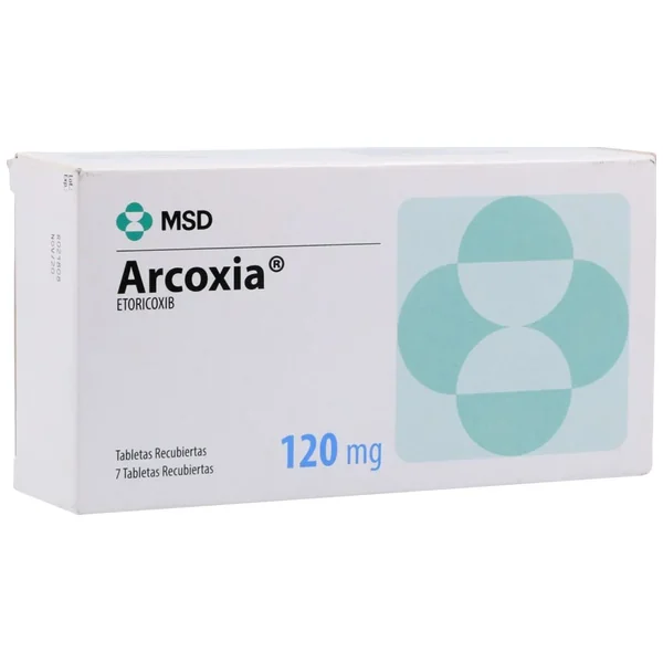 Arcoxia Tabletas 120Mg Caja X 7