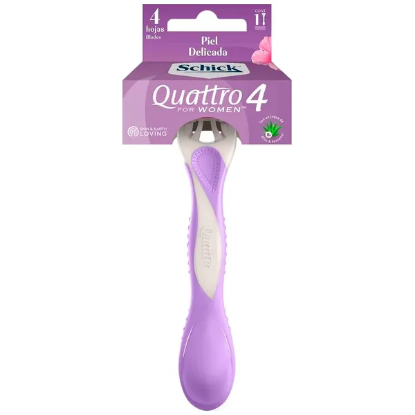 Maquina Schick Quattro FOR Women Piel Sensible