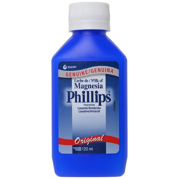 Leche Magnesia Phillips 8.5Gr/100mL Suspensión Oral Frasco X 120 mL