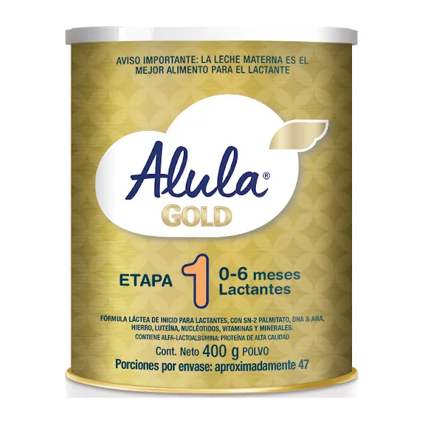 Fórmula Infantil Alula Gold 1 X 400 Gr