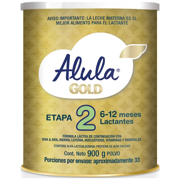 Formula Infantil Alula Gold 2 TAR X 900GR Etapa 2 (6-12 Meses)