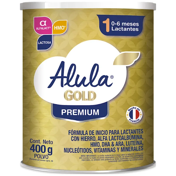 Formula Infantil Alula Gold Etapa 1 Premium X 400 Gr