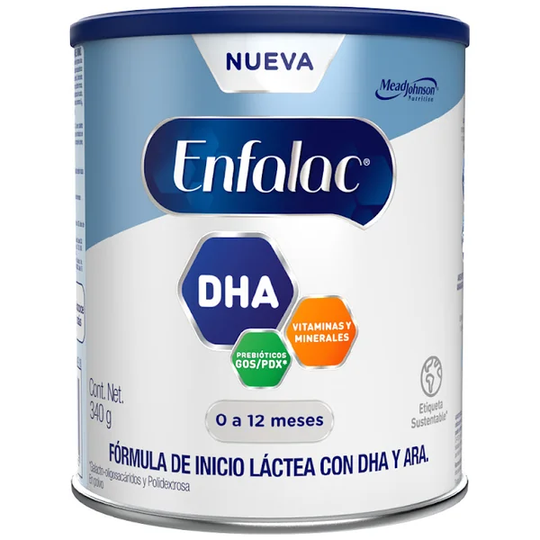 Fórmula Infantil Enfalac De Inicio 0 A 12 Meses Lata X 340 Gr