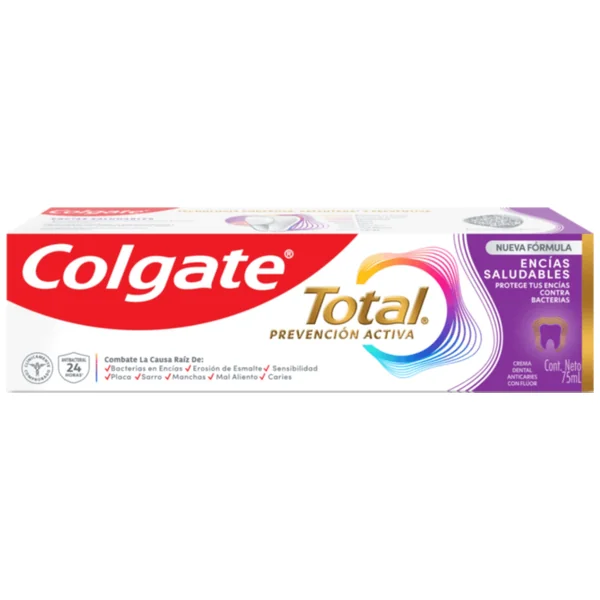 Crema Dental Colgate Total 12 Encias Reforzadas X 75 Ml