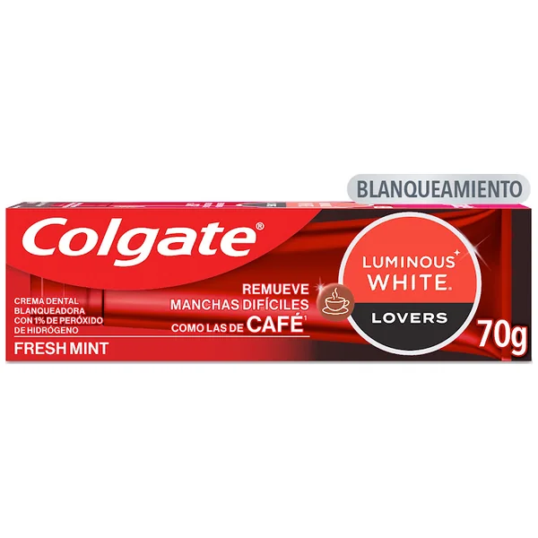 CRE.COLGATE LUMINOUS WHI.LOVERS CAFE 70G