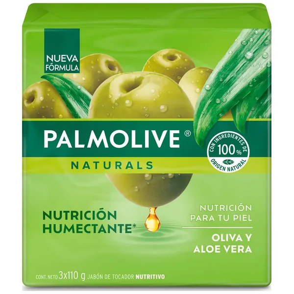 3 JAB.PALMOLIVE OLIVA Y AOLE VERA 110 GR