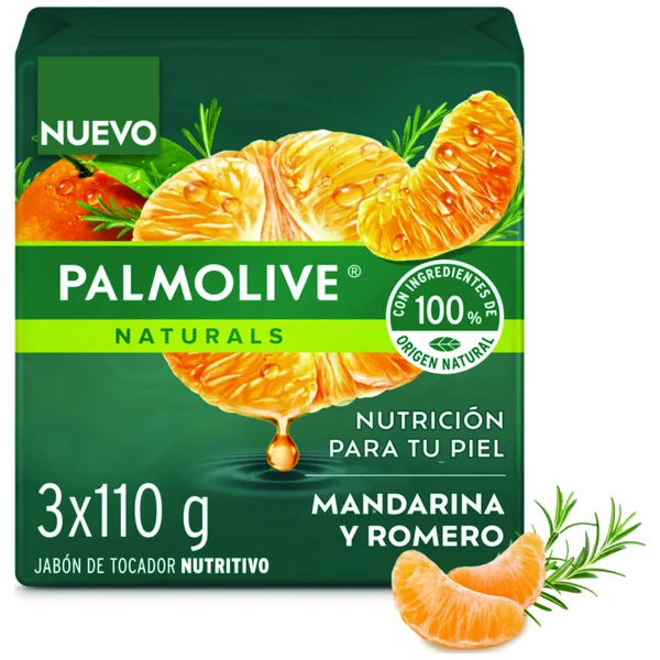 3 JAB.PALMOLIVE MANDARINA Y ROMERO 110GR