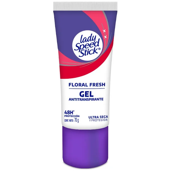 Desodorante Mujer Lady Speed Stick Double Defense Floral Fresh Gel Tubo x 70 gr
