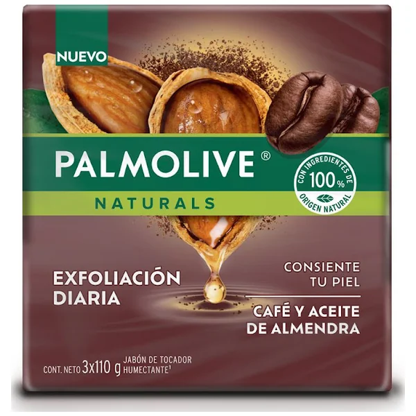 3 JAB PALMOLIVE CAFE ACEITE ALMEN 110GR