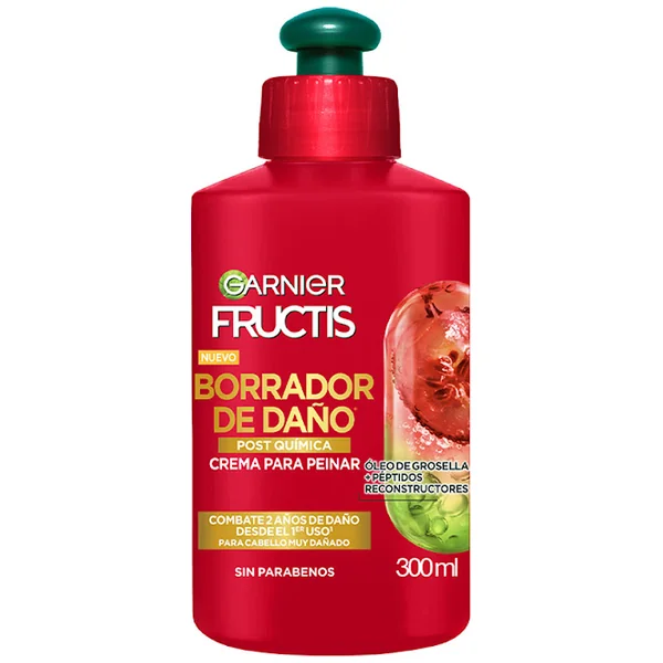 CRE. FRUCTIS BORRAD DANO POST QUIM 300ML