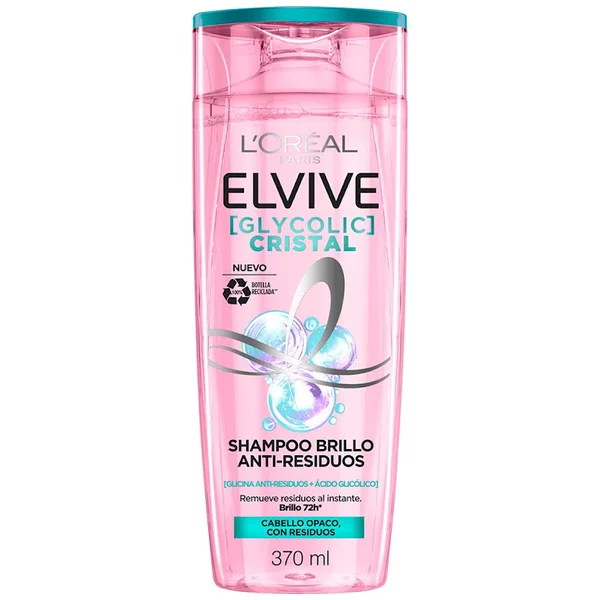 CHAMPU ELVIVE GLYCOLIC CRYSTAL 370 ML