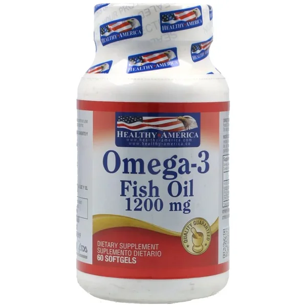 Omega 3 Fish Oil Cápsulas Blandas 1200Mg Frasco X 60