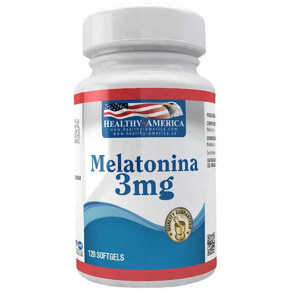 Melatonina Healthy America X 3 G Frasco X 120 Cápsulas