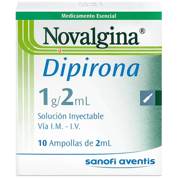Novalgina X 1 Ampolla X 2mL