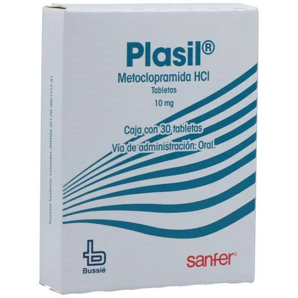 Plasil Metoclopramida 10 Mg X 30 Comp