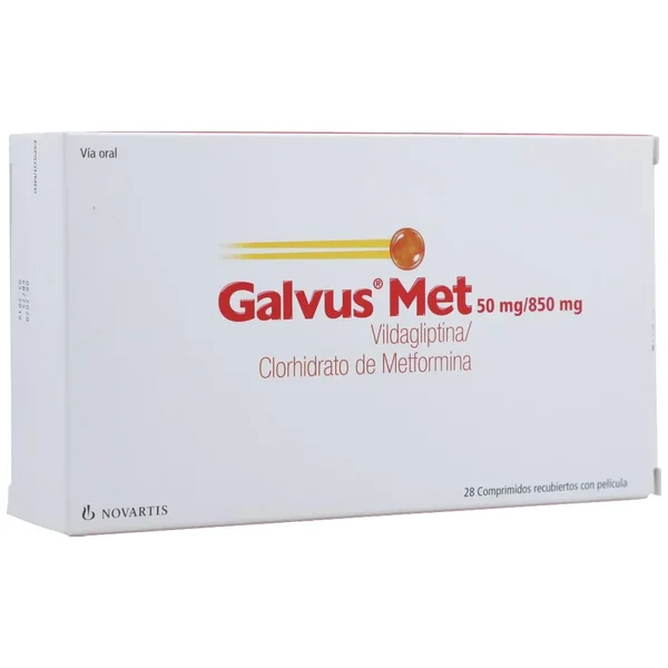 Galvus Met 50Mg+850Mg Caja X 28 Tabletas