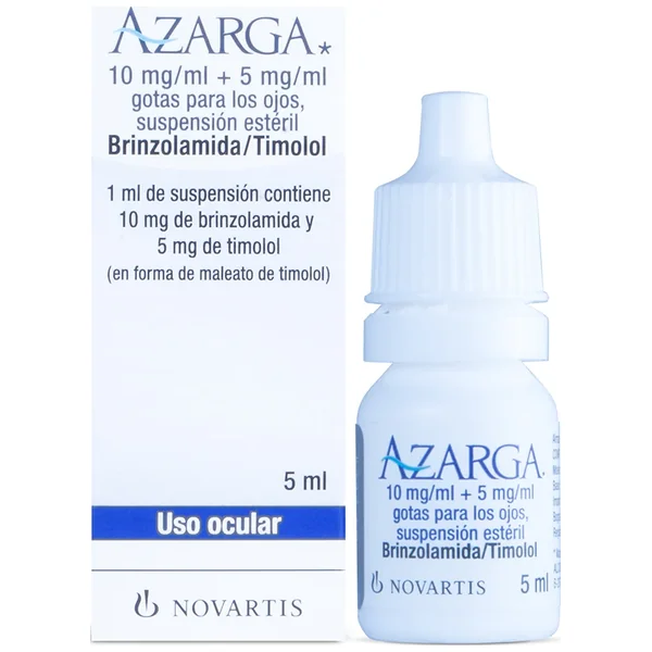 Azarga Suspensión Oftalmológica Estéril (10Mg+5Mg)/mL Frasco X 5mL