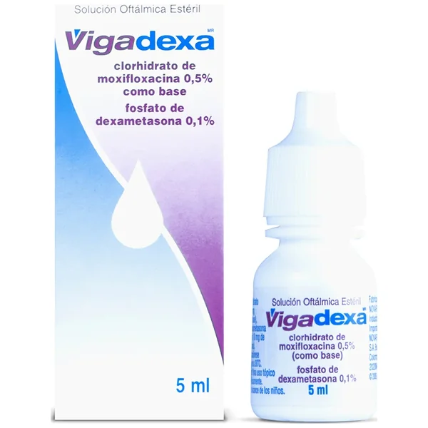 Vigadexa Solución Oftálmica Estéril Frasco X 5mL