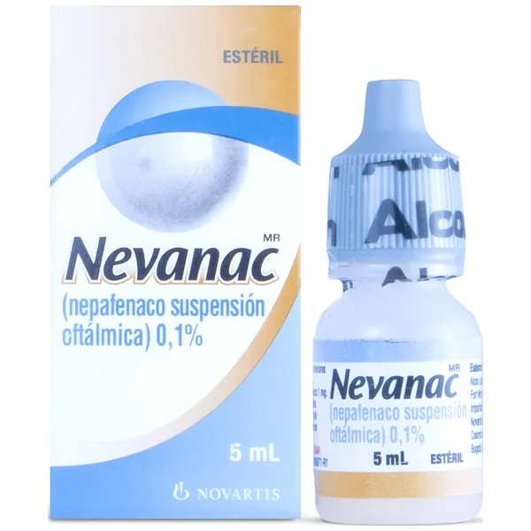 Nevanac 0,10% Suspensión Oftalmologica Frasco X 5mL