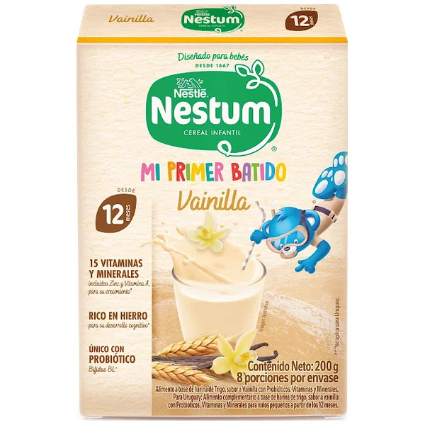 Cereal Infantil Nestum Vainilla Caja X 200 Gr