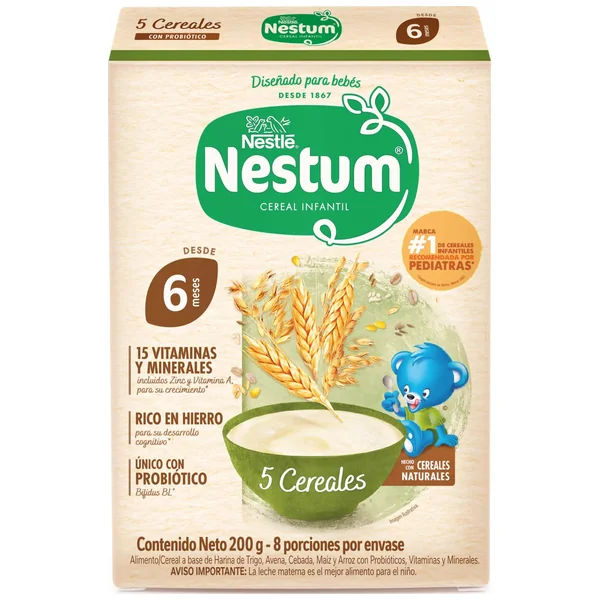 Cereal Infantil Nestum 5 Cereales