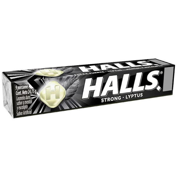 Menta Halls Extra Fuerte Barra X 9 Und