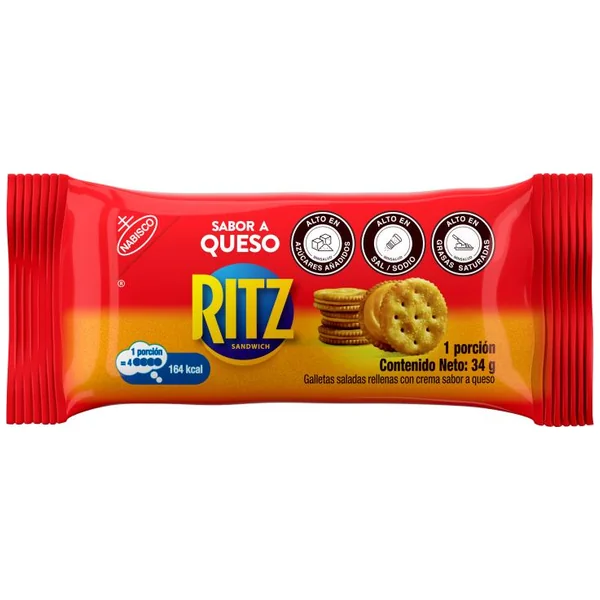 Galleta Ritz Queso Fracción X 375 Gr