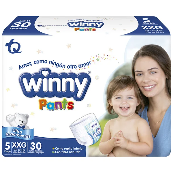 Pañales Winny Pants XXG Etapa 5 X 30 Und