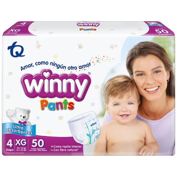 Pañales Winny Pants Etapa 4 XG X 50 Und